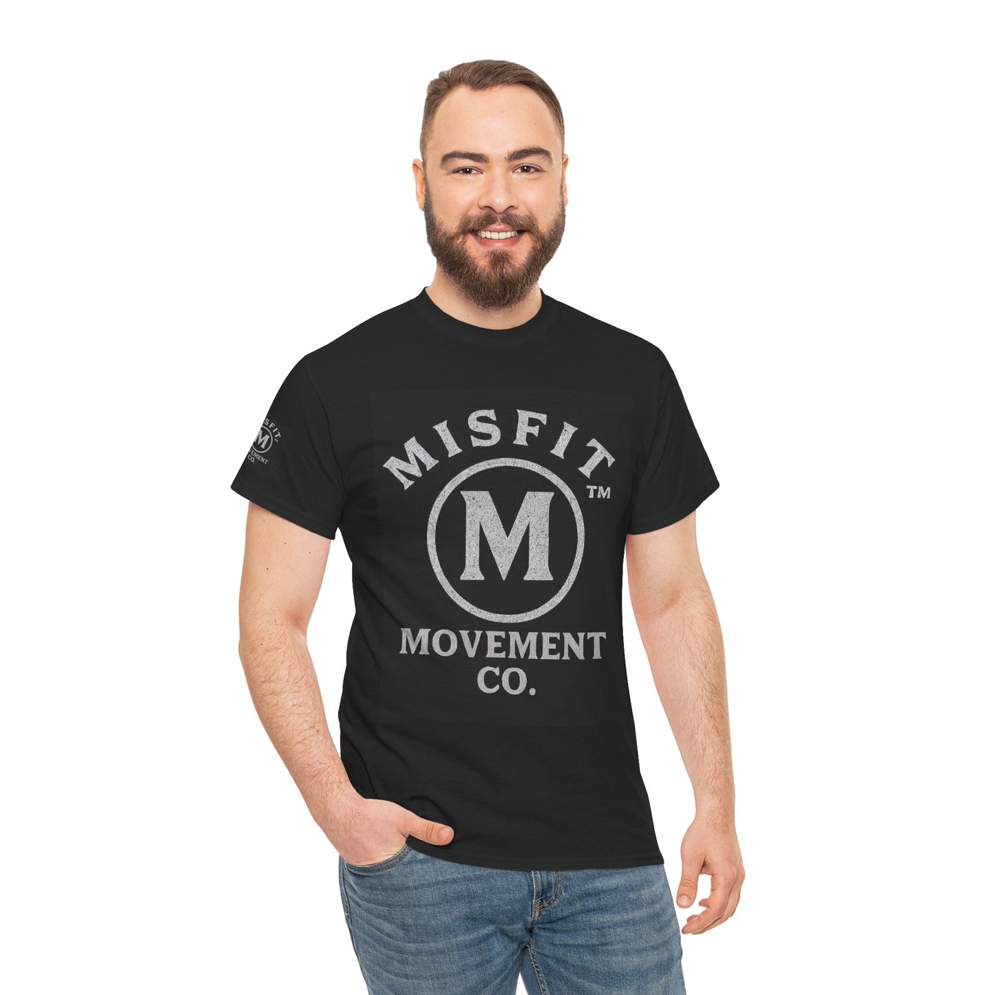 Misfit Movement Co.™ Classic Logo Tee – Black